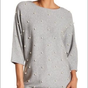 NWT Catherine Malandrino Grey Sweater